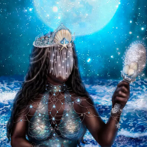 In the lap of the sea, Yemanjá