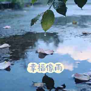 幸福像雨