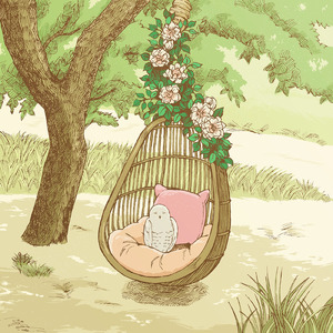 in a cradle