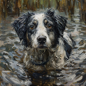 Ladridos Juguetones Hacen Eco De Los Ríos