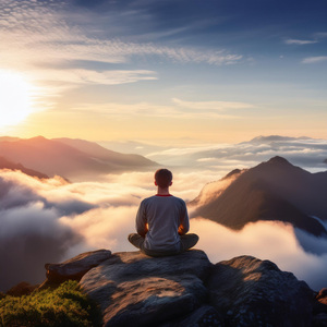 Toque Meditativo Con Notas Suaves