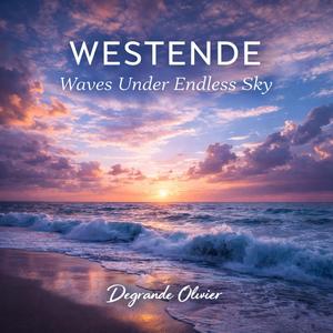 Westende waves under endless sky