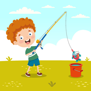 Сказка про то, как Вовка рыбу ловил