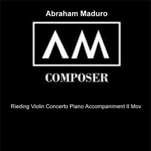 Rieding Violin Concerto Piano Accompaniment II Mov