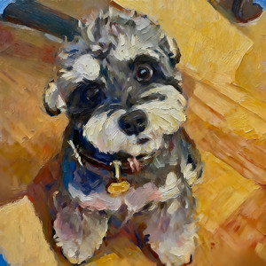 呆米小撒狗  tian