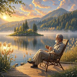 晨雾里的湖-电音逸阳