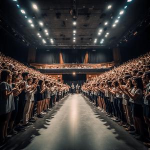 Entrance of the teachers