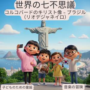 世界の七不思議 | コルコバードのキリスト像 – ブラジル（リオデジャネイロ） | 子どものための童謡