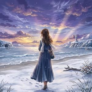 冬天 的海