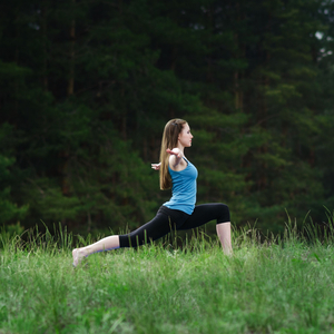 Rain Washed Warrior Pose