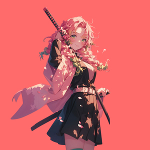 灰色の空に咲く花