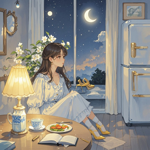 晚风拥抱的瞬间