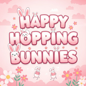Happy Hopping Bunnies