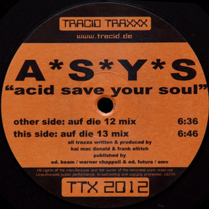 Acid Save Your Soul (Auf Die 12 Mix)
