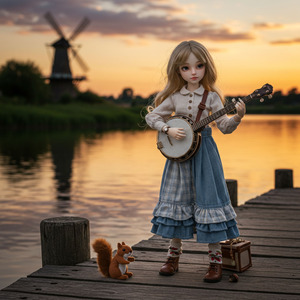 バンジョーが紡ぐ 穏やかな川辺の小さな歌