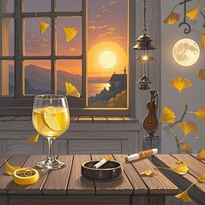 老酒馆的黄昏-大驹