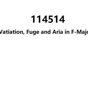 Var.IX.a Fuga a 3 & Aria（赋格与咏叹调）