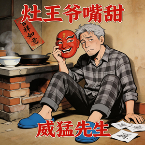 灶王爷嘴甜(伴奏)