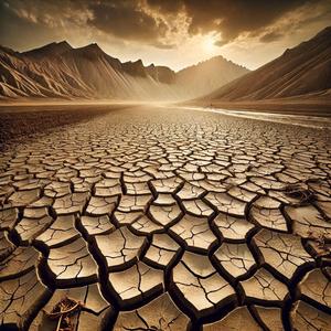 매마른 대지 위에