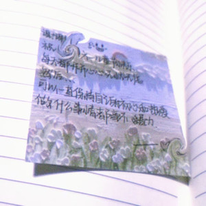 书页深处的便签