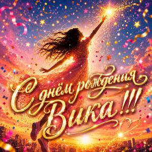 С днём рождения Вика !!!