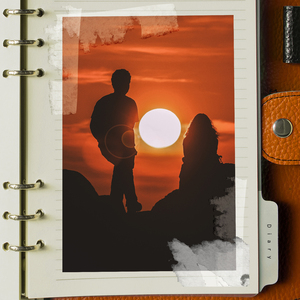 노을 진 곳에서