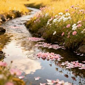 一路缘溪花覆水