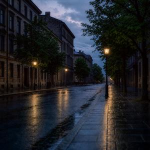 Rain-Cooled Avenue