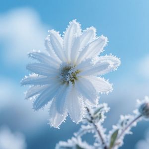 霜凝菊瓣