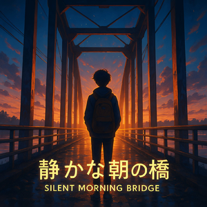 静かな朝の橋