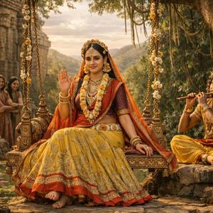 राधा नाम की छाया में मन को विश्राम मिला राधा रानी मधुर भजन