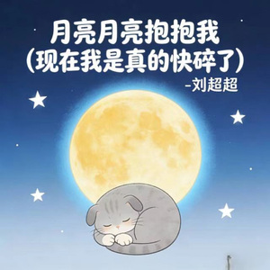 月亮月亮抱抱我(现在我是真的快碎了)
