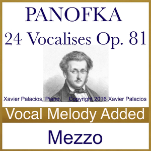 24 Vocalises, No. 1 in C Major, Op. 81 (Melody Added)