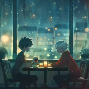 カフェ気分 -読書に没頭-