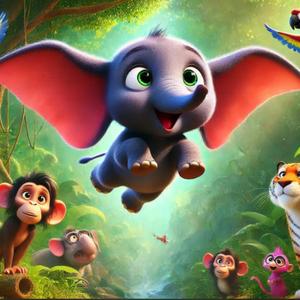 Aventurile lui Toto, Elefantul Zburator