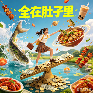 全在肚子里
