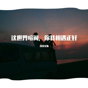 这世界喧闹，你我相遇正好