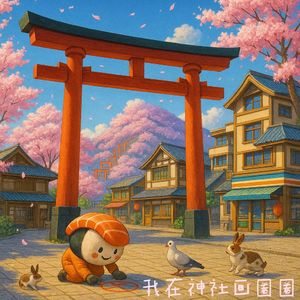 我在神社跳舞圈