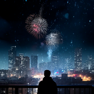 夏夜最后的烟火