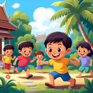 กระโดดน้ำหลังฝนตก - เพลงเพลินๆ เวลาเล่น