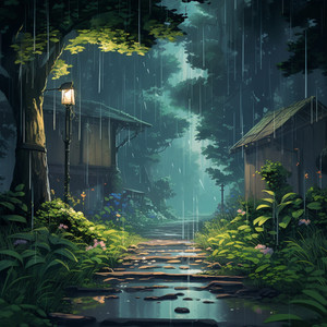 Melodías Armónicas De La Lluvia En La Naturaleza