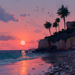 夕陽が沈むまで