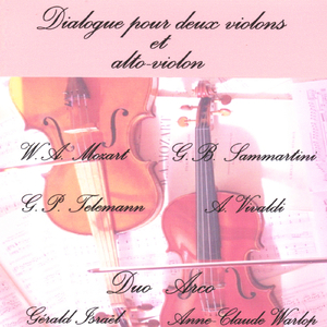 A. Vivaldi. Concerted sonata D maj. arranged for violins,viola