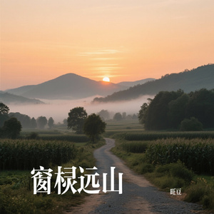 窗棂远山