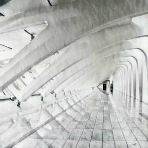 futuristic backroom