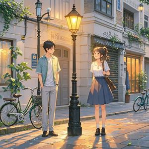 城市转角的邂逅