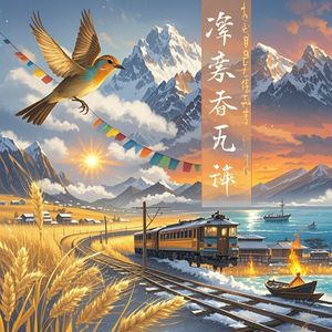 百灵鸟与彩云-文文