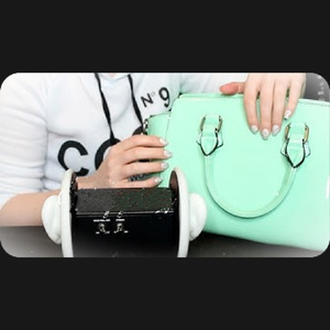 Asmr Tapping and Scratching, No Talking, Ribbed Glass Candle Holder, Pt. 22