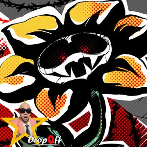 Floral Menace: Flowey in the style of Persona
