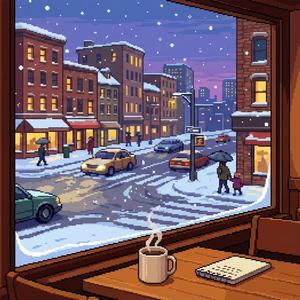 Neon Steam Above the Mug